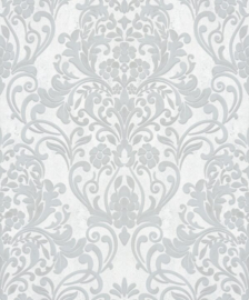 Behang klassieke ornamenten metallic enbetonstructuur 32602 Assorti 2022-2024