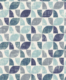 blauw behang modern 519839