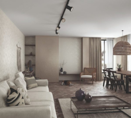 Behang met onregelmatige zandstructuur 32516 Dune
