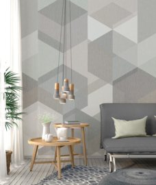 Behangexpresse Timeless Wallprint Hexa Light INK 7161