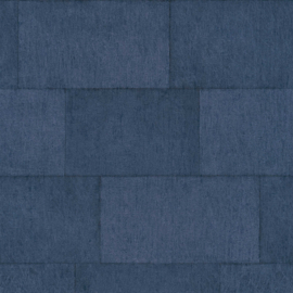 blauw steen behang 38201-5