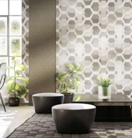 Behang met hexagons 5916 Forme