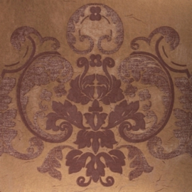 Barok Vintage exclusief behang bruin vlies unlimited atlas 522-2