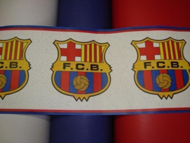 barcelona kleur combi behang blauw wit of rood 