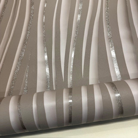 Ugepa E81408 Vinyl Behang met Glitter – Stijlvolle Beige Aardtinten – Duurzaam & Afwasbaar