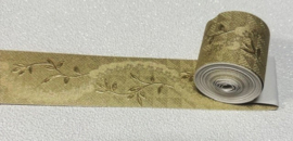 Rand goud bloemen bladeren small