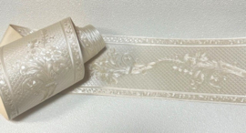 Rand behangpapier creme Chique uitstraling glim
