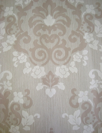 beige bruin barok vlies 3d behang 20