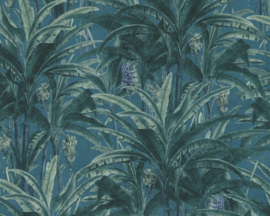 tropical floral behangpapier groen  36480-1