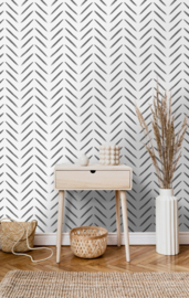 Dutch Wallcoverings Imaginarium II behang Chevron Brush Marks 13040