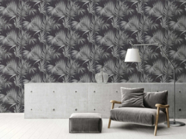 Behang tropical exotisch palm bladeren 36505-3