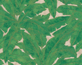 bladeren behangpapier groen 36927-3