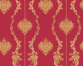 rood goud barok behang 34493-2