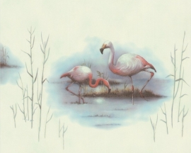 flamingo 679123 vogels behang dieren