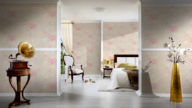 bloemen behang rozen industrieel vintage 30565-2