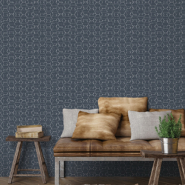 Behang met grafische hexagons G78247  Atmosphere