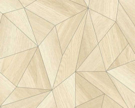 Behang Daniel Hechter 3D polygoon beige 36133-1 | 361331