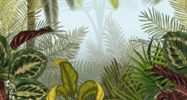 Dutch Wallcoverings Jungle Fever Wall Panel Branca JF6001