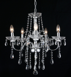 kroonluchter klassiek diamant hanglamp ghrome 5160-5