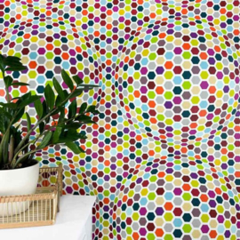 3D retro behang 790316