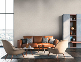 beige bruin beton behang 37655-5