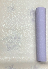 Bloemen lila vinyl behang overschilderbaar 5022-16