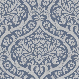 Fine Decor Sandringham Damask Blue fd42531