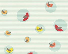 vogels behang 30298-3 Bubble Birds