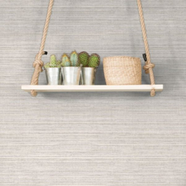 Behang natuurlijk streepeffect 7369 Evergreen