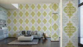 Living Walls Flock 4 behangpapier 95614-4 retro