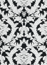 Zwart wit barok behang erisman 10159-15