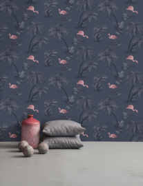 Dutch Wallcoverings Imaginarium II behang Flamingo Lake 12382