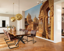 Rasch Indian Style Wall Panel Sightseeing at Home 363517
