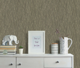 retro goud behang 12072-33