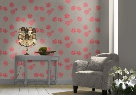 ROSE BLOEMEN BEHANG 599008