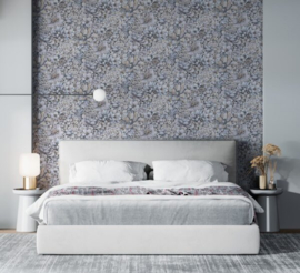Behang met ton-sur-ton grote bloemenprint 33955 Assorti 2022-2024
