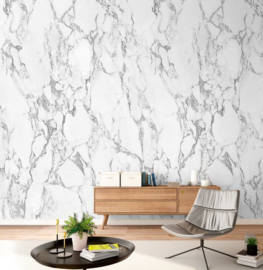 Dutch Wallcoverings One Roll One Motif behang White Marble A52501