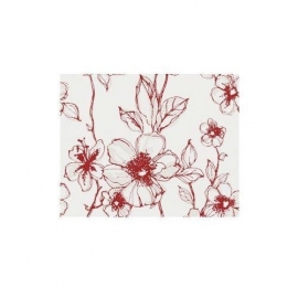 Bloemen Behang 93674-3 rood