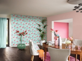 flamingo behang vogel dieren   479706