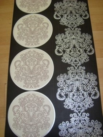 arabica retro behang zwart zilver 7238.7