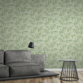 tropical floral behangpapier groen 37335-3