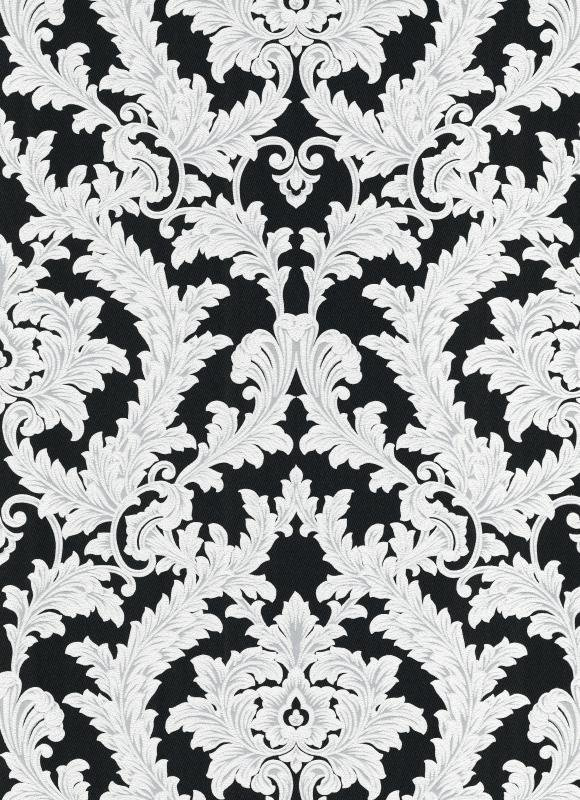 Zwart barok behang erisman 10159-15 | Barok Behangpapier | onlinebehangpapier