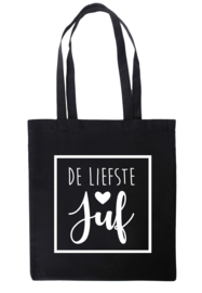 Tas katoen | Liefste Juf | Tas voor de juf