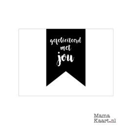 Kaart - Gefeliciteerd met jou | A6