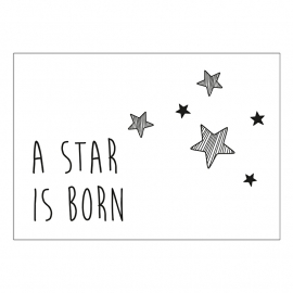 Geboortekaartje A star is born