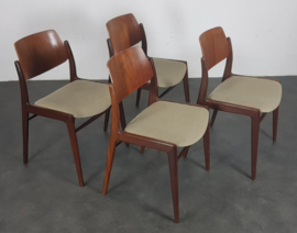 VINTAGE STOELEN , SET 4 STUKS