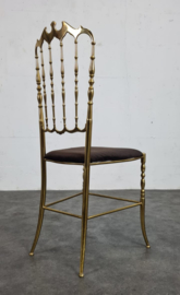 VINTAGE MESSING CHIAVARI STOEL , HOLLYWOOD REGENCY STOEL