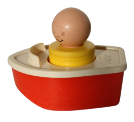 VINTAGE FISHER PRICE BOOTJE