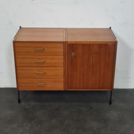 VINTAGE SIDEBOARD, OMNIA ERNST HILKER, DUITSLAND, 1960S