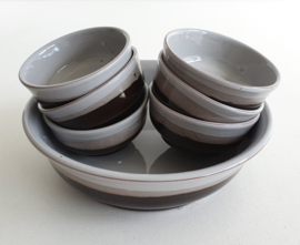 VINTAGE SCHAALTJES, PINDA SET